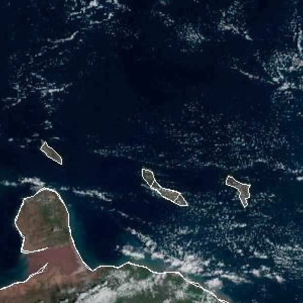 météo tropicale : Image satellite .