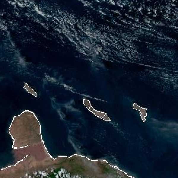 météo tropicale : Image satellite .