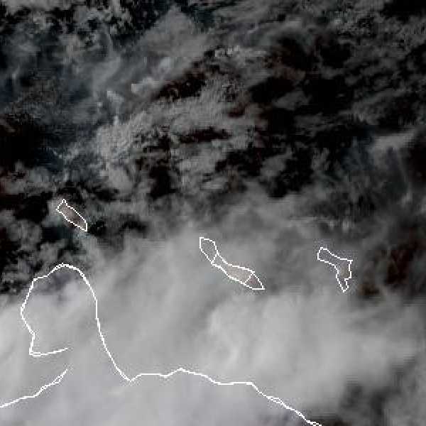 météo tropicale : Image satellite .