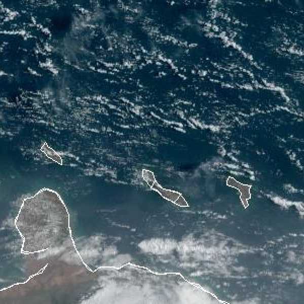 météo tropicale : Image satellite .