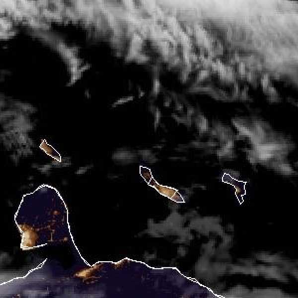 météo tropicale : Image satellite .