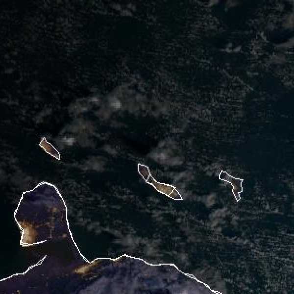 météo tropicale : Image satellite .