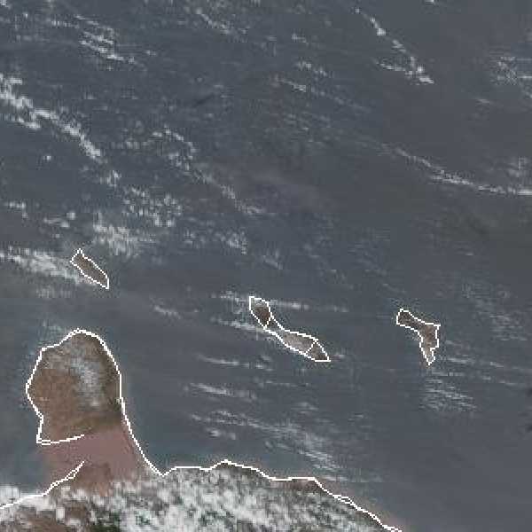 météo tropicale : Image satellite .