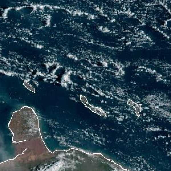 météo tropicale : Image satellite .