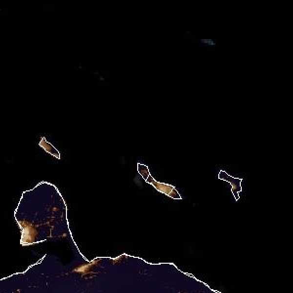 météo tropicale : Image satellite .