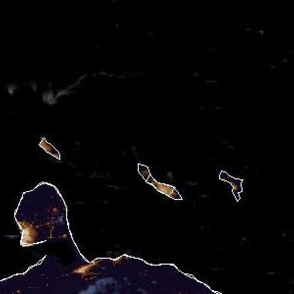 météo tropicale : Image satellite .