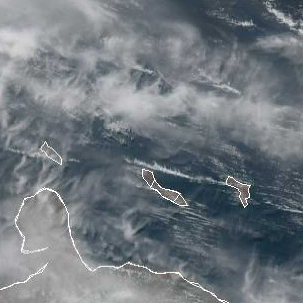 météo tropicale : Image satellite .