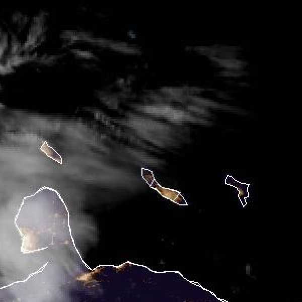 météo tropicale : Image satellite .