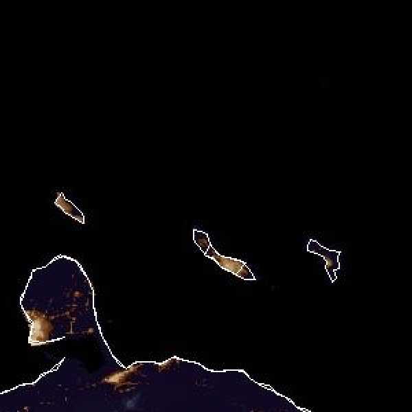 météo tropicale : Image satellite .