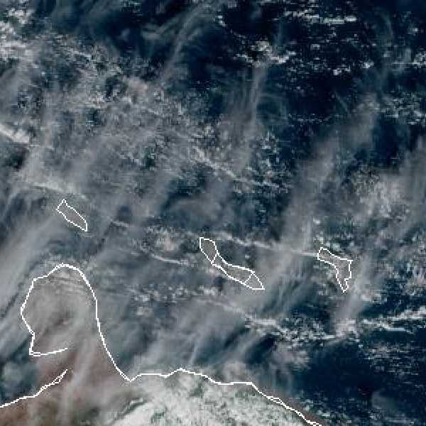 météo tropicale : Image satellite .
