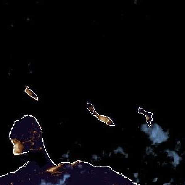 météo tropicale : Image satellite .