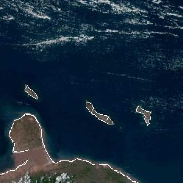 météo tropicale : Image satellite .