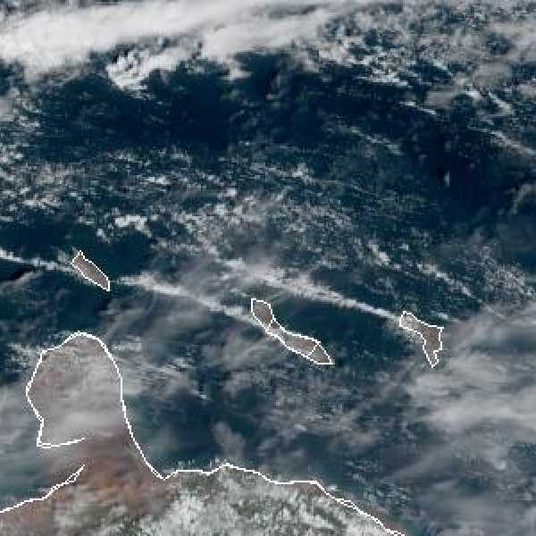 météo tropicale : Image satellite .