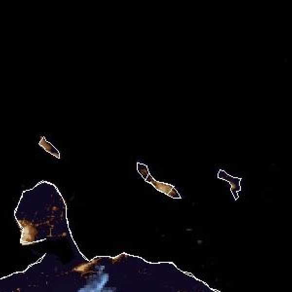 météo tropicale : Image satellite .