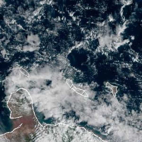 météo tropicale : Image satellite .
