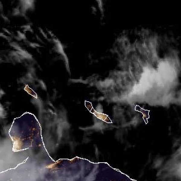 météo tropicale : Image satellite .