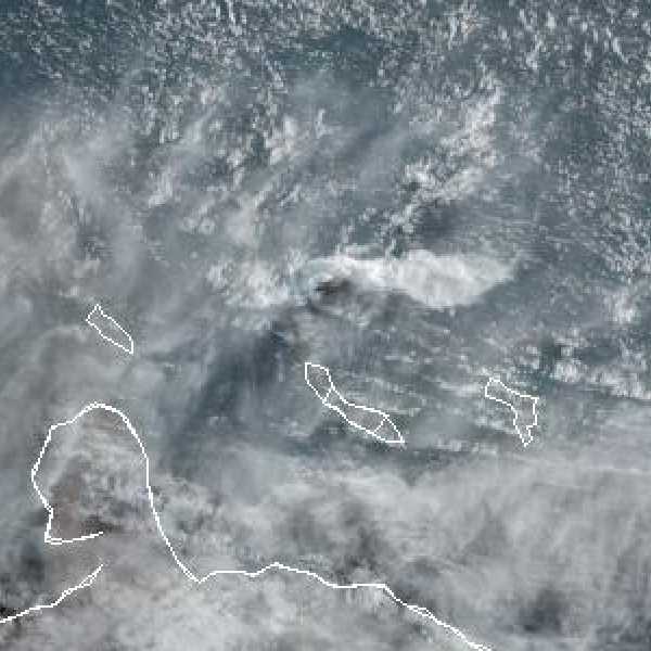 météo tropicale : Image satellite .