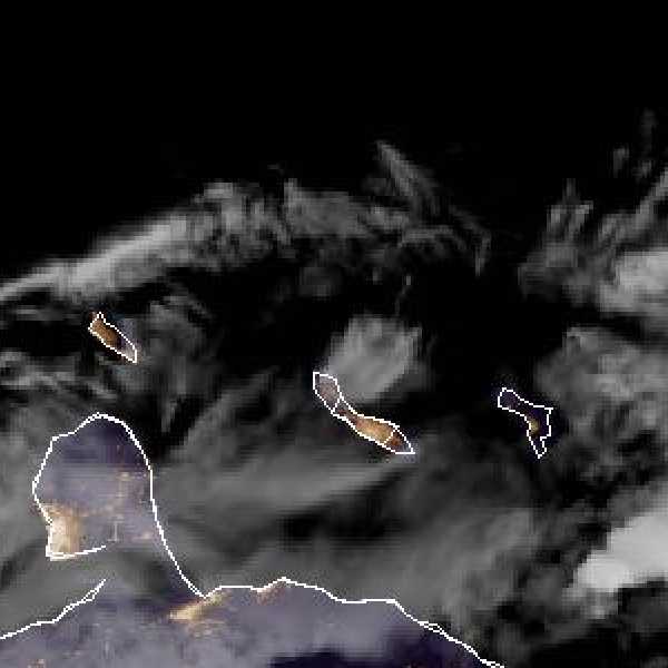 météo tropicale : Image satellite .