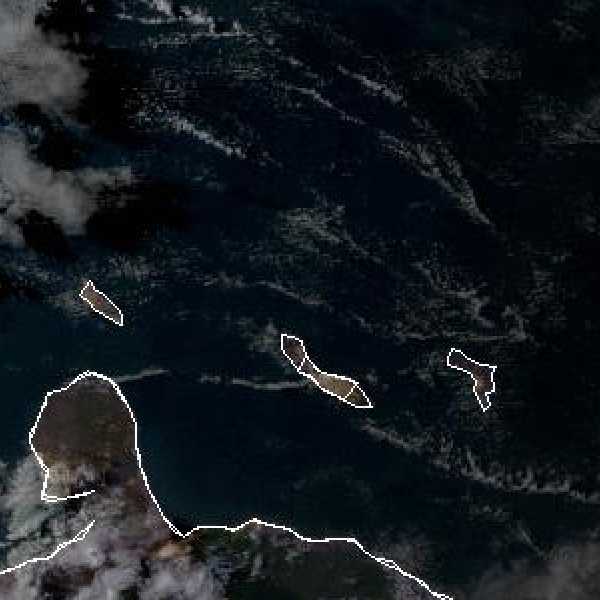 météo tropicale : Image satellite .