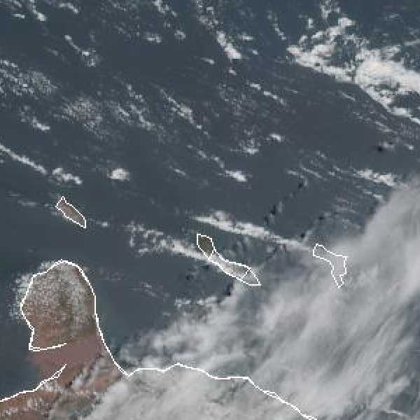 météo tropicale : Image satellite .