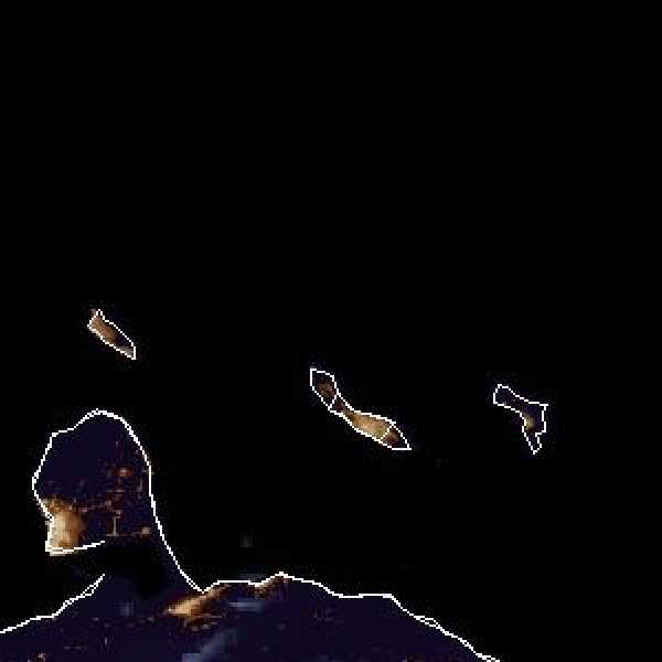 météo tropicale : Image satellite .