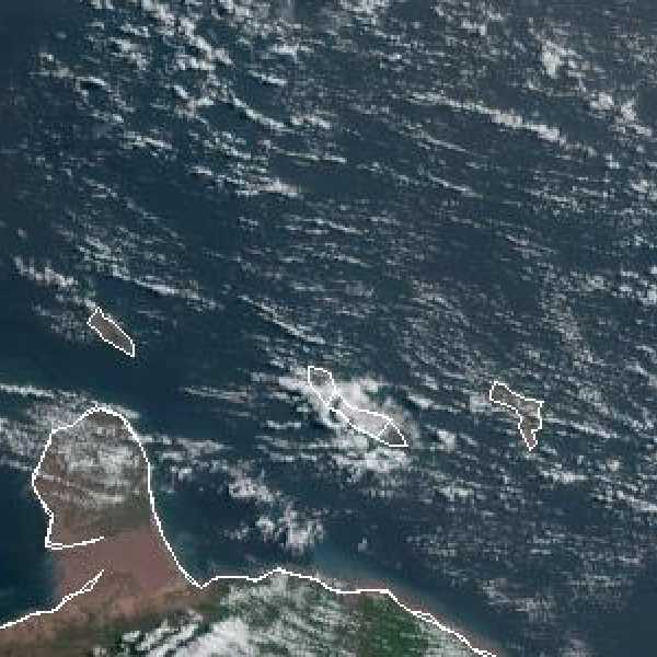 météo tropicale : Image satellite .