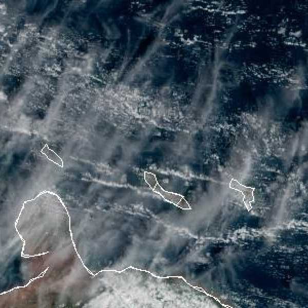 météo tropicale : Image satellite .