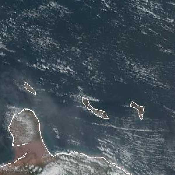 météo tropicale : Image satellite .