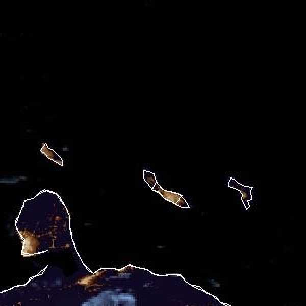 météo tropicale : Image satellite .