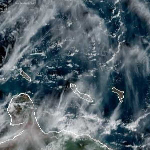 météo tropicale : Image satellite .