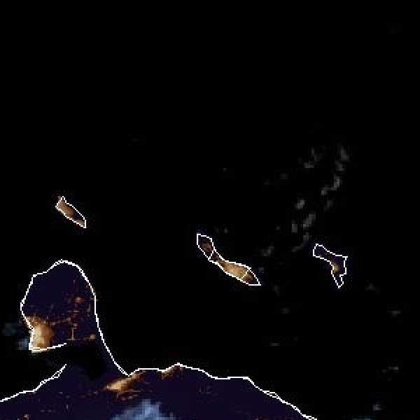 météo tropicale : Image satellite .