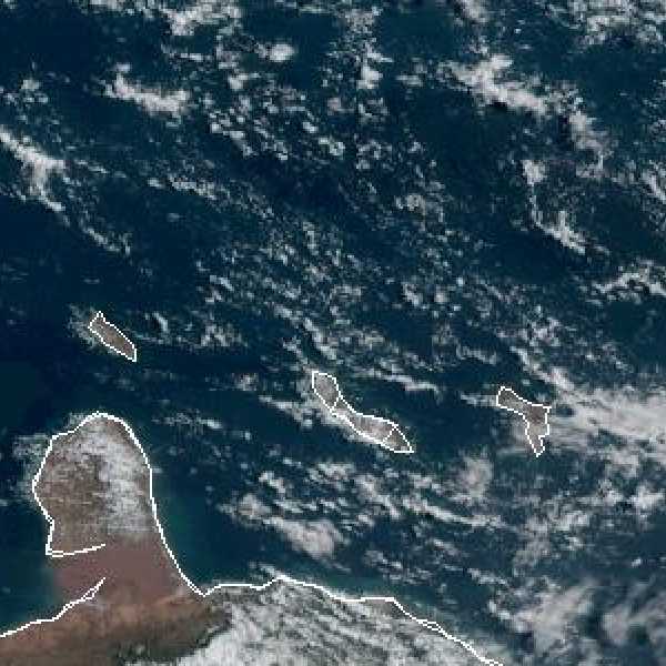 météo tropicale : Image satellite .