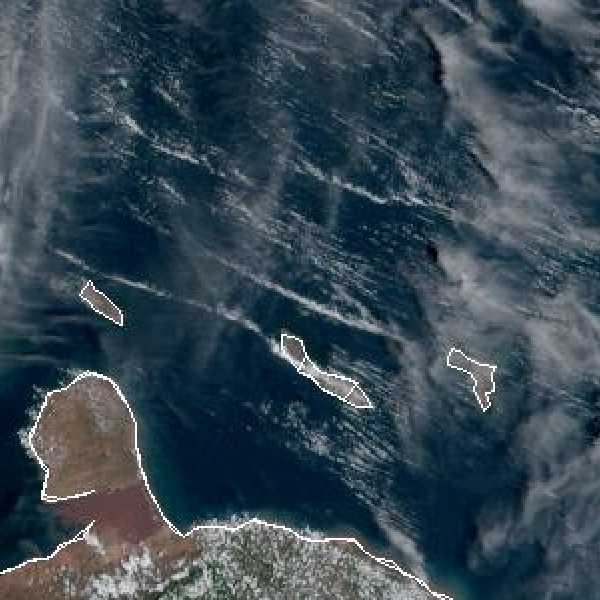 météo tropicale : Image satellite .