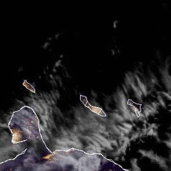 météo tropicale : Image satellite .