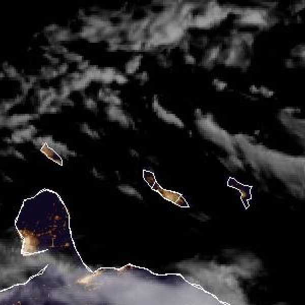 météo tropicale : Image satellite .