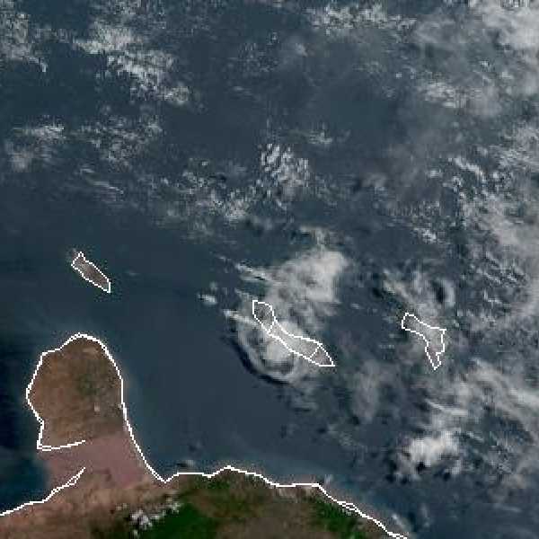 météo tropicale : Image satellite .