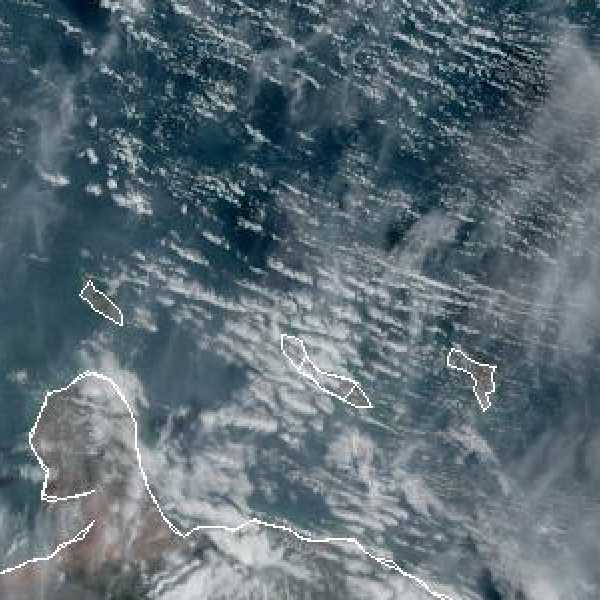 météo tropicale : Image satellite .