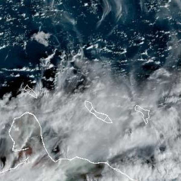 météo tropicale : Image satellite .
