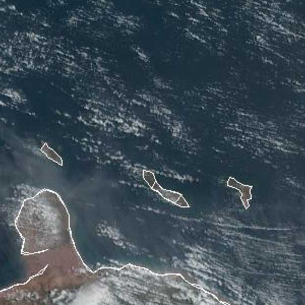 météo tropicale : Image satellite .