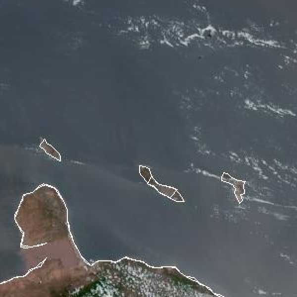 météo tropicale : Image satellite .
