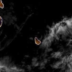 météo tropicale : Image satellite .