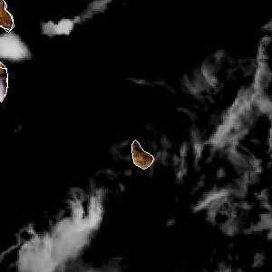 météo tropicale : Image satellite .