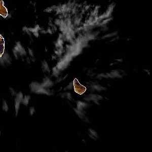 météo tropicale : Image satellite .