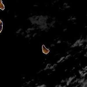 météo tropicale : Image satellite .