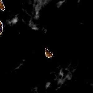 météo tropicale : Image satellite .