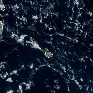 météo tropicale : Image satellite .