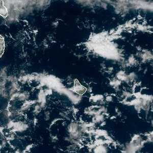 météo tropicale : Image satellite .