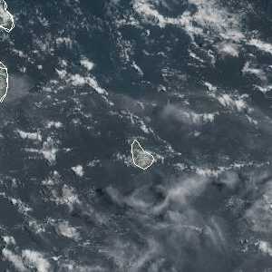 météo tropicale : Image satellite .