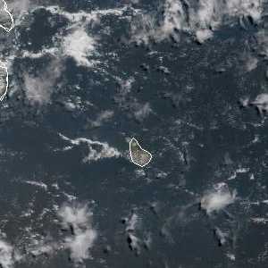 météo tropicale : Image satellite .