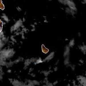 météo tropicale : Image satellite .